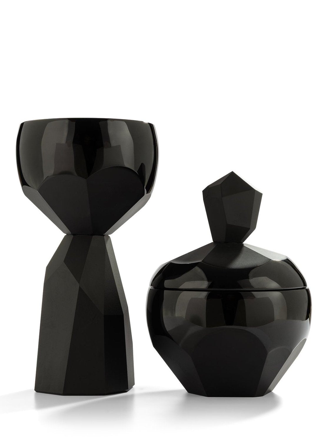 Oud Duo — Oud Nero black crystal oud burner and storage vessel